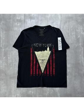 Y2K Black Guess Grunge Gothic Skater T-Shirt